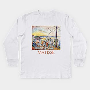 Luxury, Serenity and Pleasure (1905) by Henri Matisse Kids Long Sleeve T-Shirt